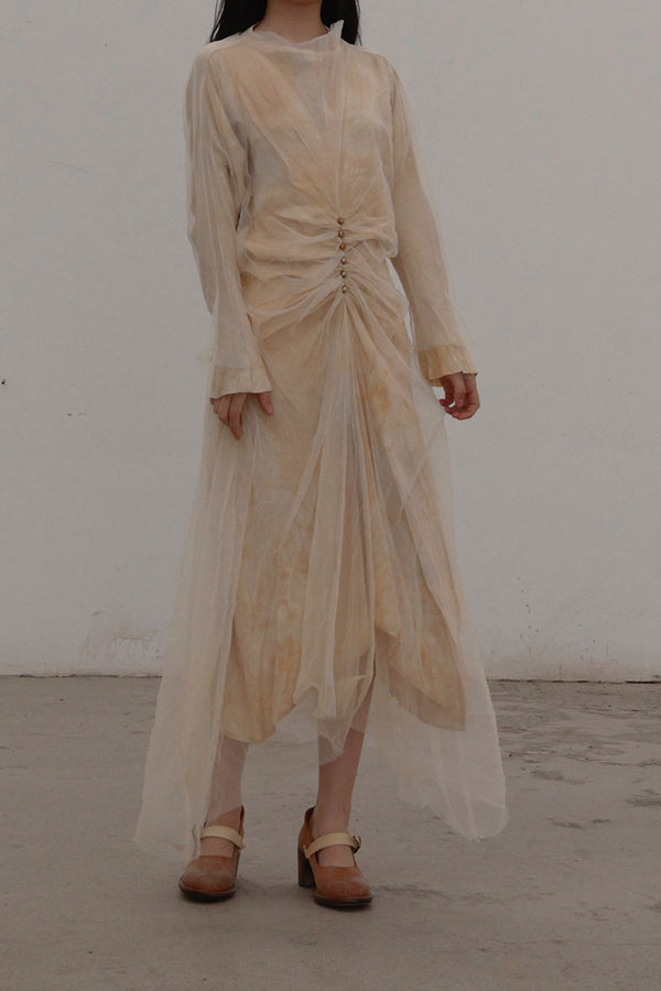 MUTEDANCE Double layer silk dress MD21FW06